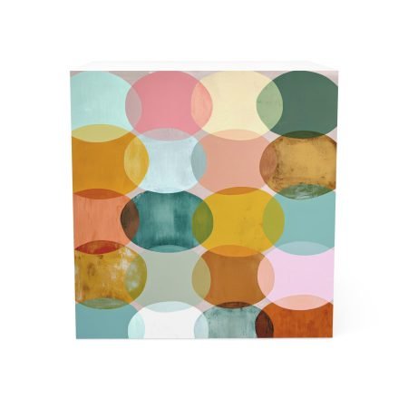 Colorful Note Cube – Decorative Sticky Notes, Office Decor, Gift for Writers, Creative Journaling, Modern Desk Accessory