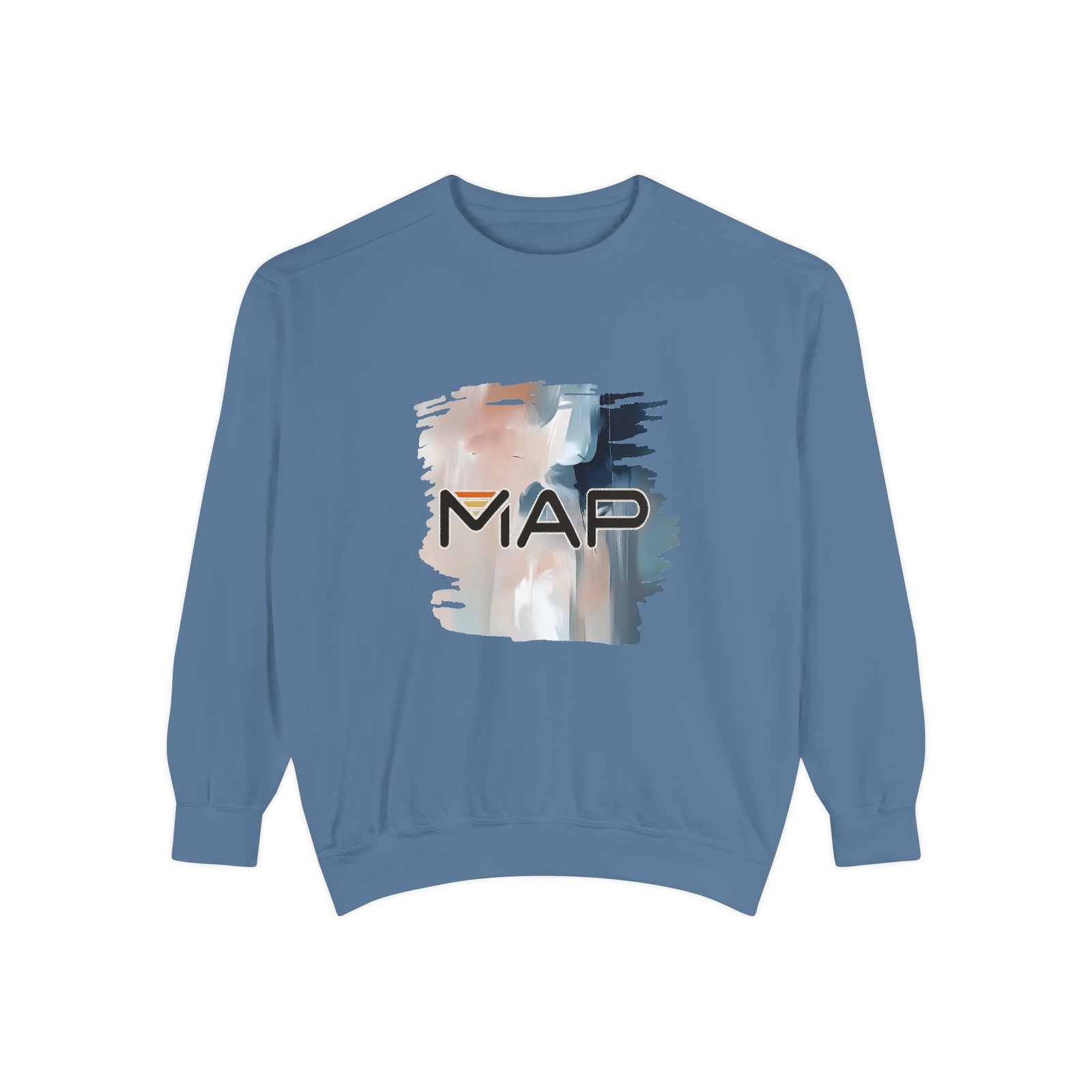 Map-Inspired Unisex Garment-Dyed Sweatshirt | Cozy Casual Wear, Perfect for Travel, Gift for Map Lovers, Fall Fashion, Unisex Sweaters - Image 29