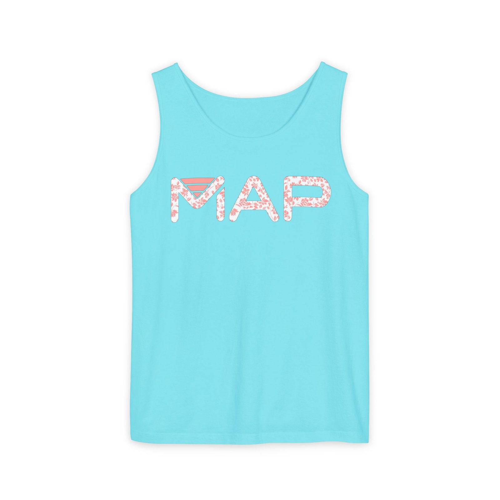 Garment-Dyed Tank Top with MAP Design, Comfortable Summer Tee, Casual Wear, Travel Shirt, Map Lover Gift - Image 53