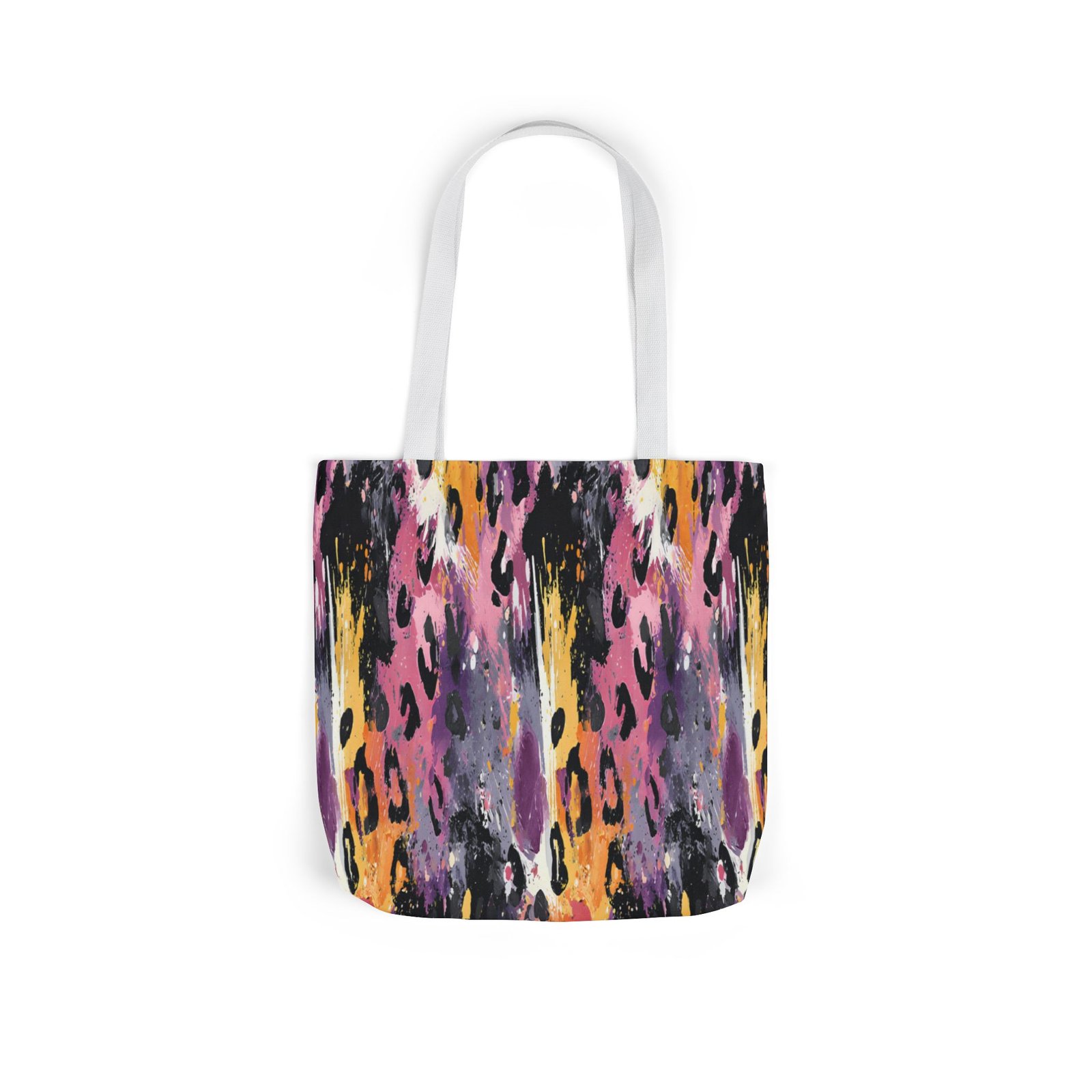 Vibrant Leopard Print Canvas Tote Bag, Colorful Shopping Bag, Stylish Everyday Tote, Eco-Friendly Gift, Beach or Grocery Bag - Image 38