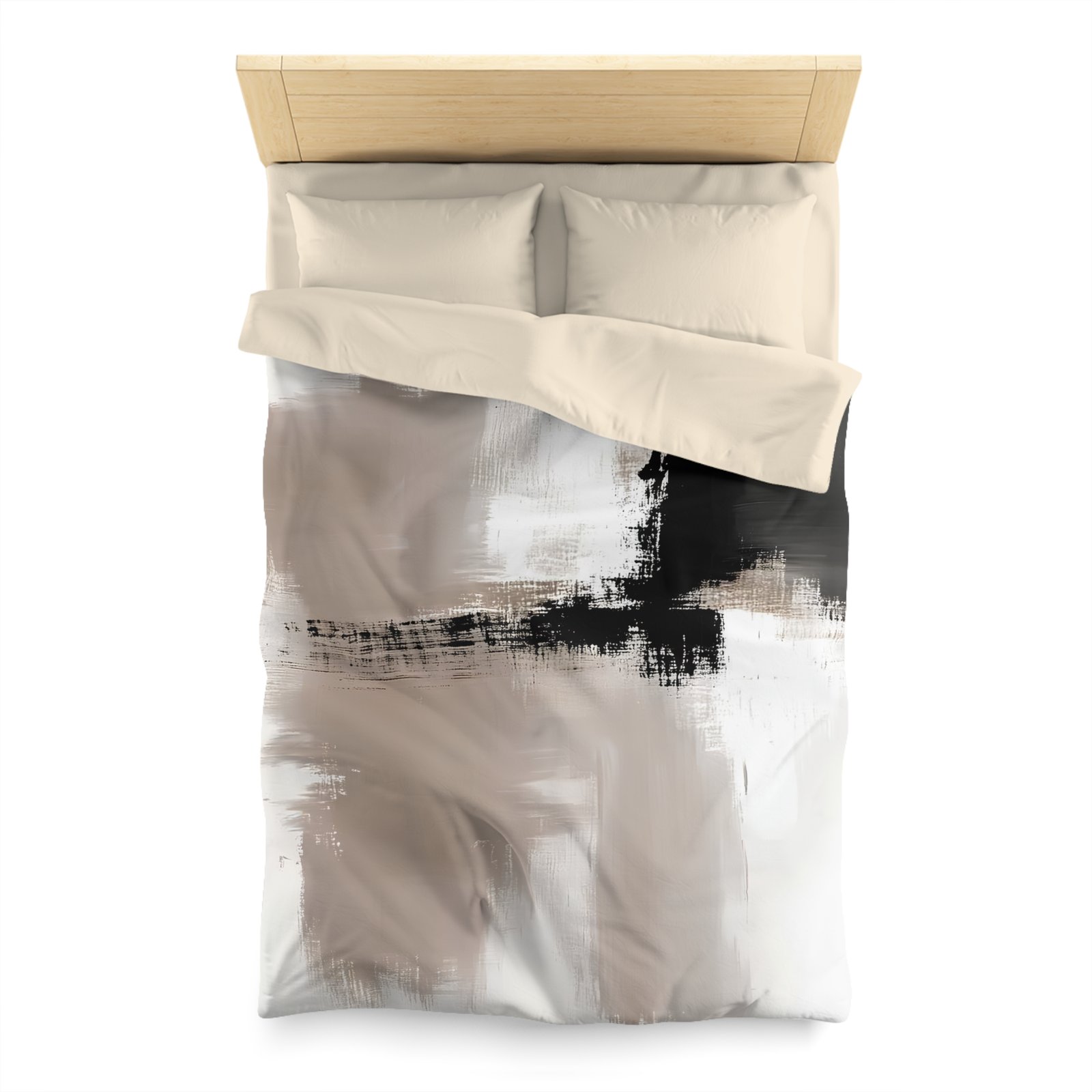 Stylish Microfiber Duvet Cover, Modern Abstract Bedding, Cozy Home Decor, Minimalist Bedroom, Art-Inspired Comforter - Image 2