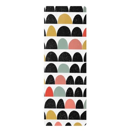 Stylish Rubber Yoga Mat for Home Fitness, Exercise Mat, Eco-Friendly Yoga Gear, Gym Essential, Wellness Gift