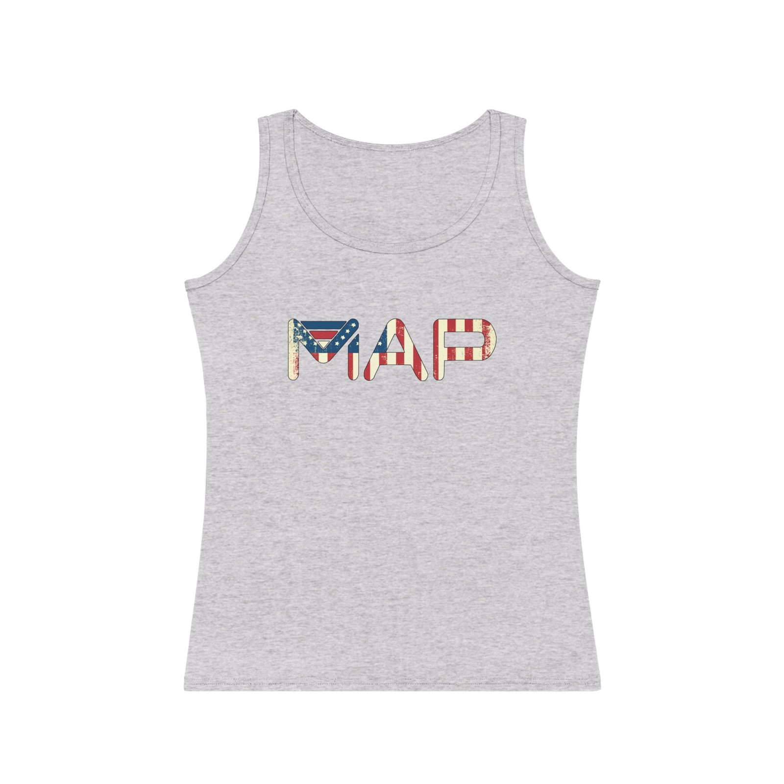 Patriotic Women's Tank Top | USA Map Design | Summer Casual Wear, Gifts for Her, Fourth of July, Travel Top, Festive Outfit - Image 7