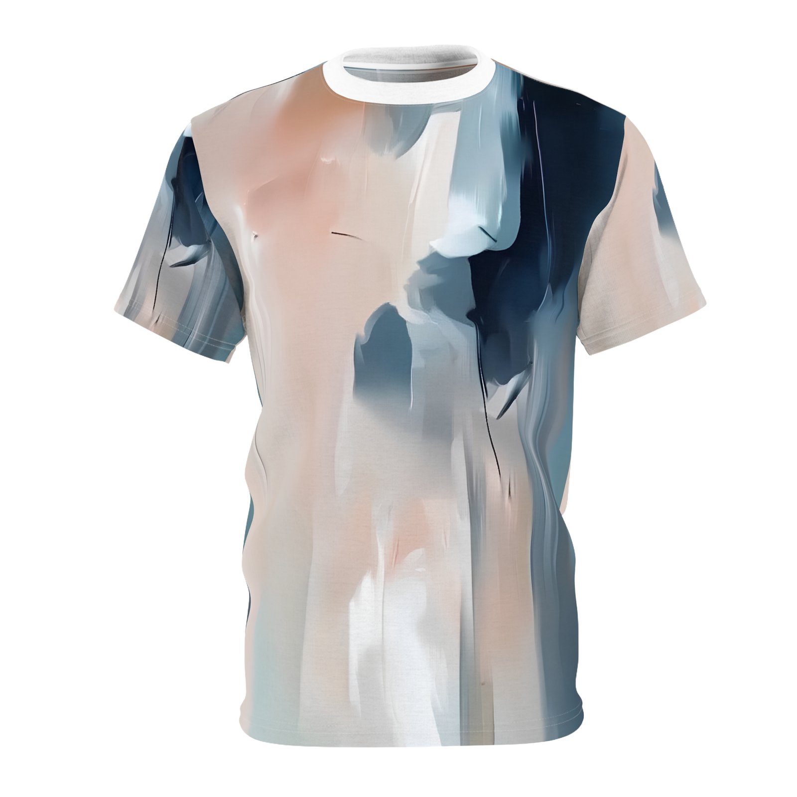 Abstract Art Unisex Tee, Stylish AOP Tee, Trendy Outdoor Shirt, Artistic Graphic Top, Unique Gift for Creative Souls