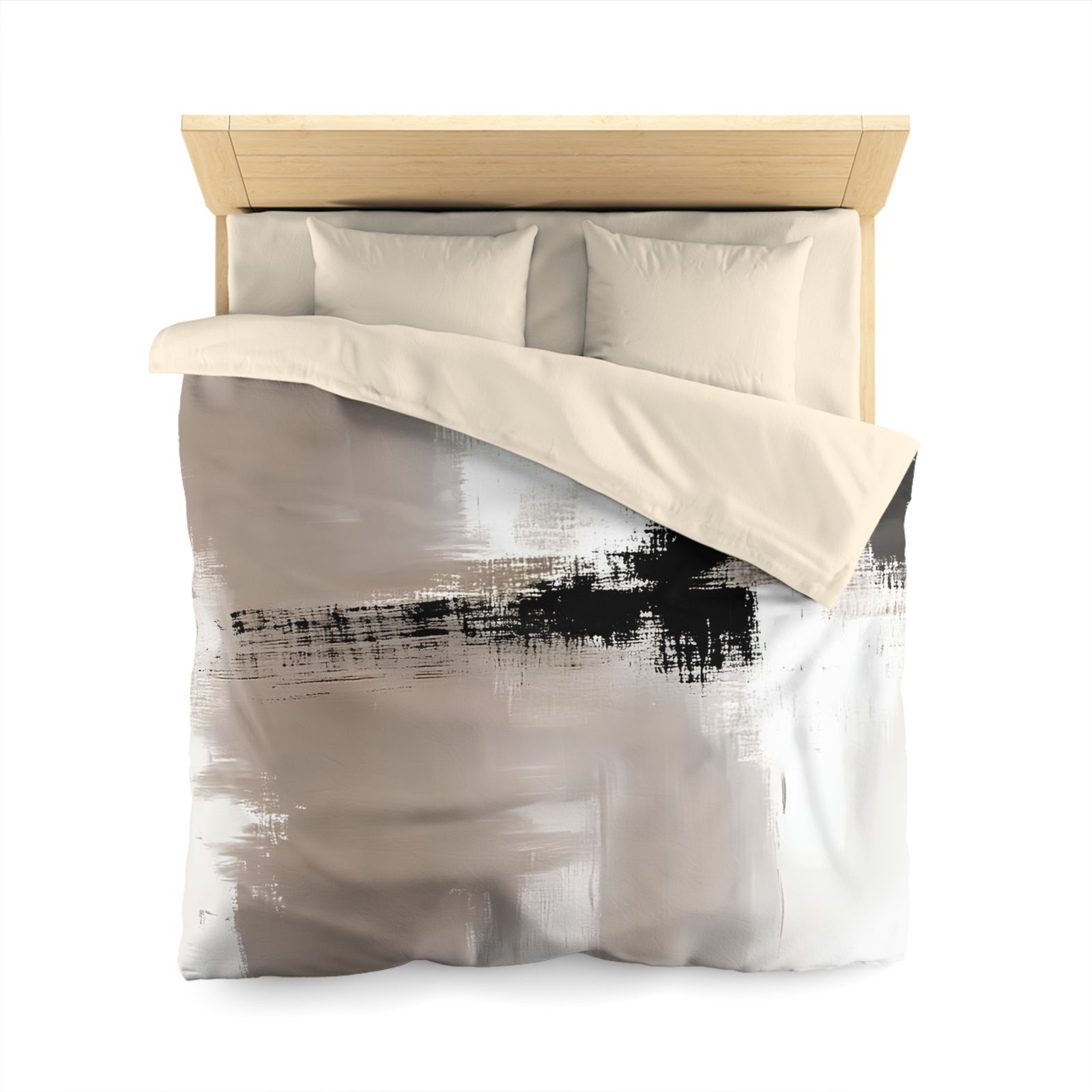 Stylish Microfiber Duvet Cover, Modern Abstract Bedding, Cozy Home Decor, Minimalist Bedroom, Art-Inspired Comforter - Image 5