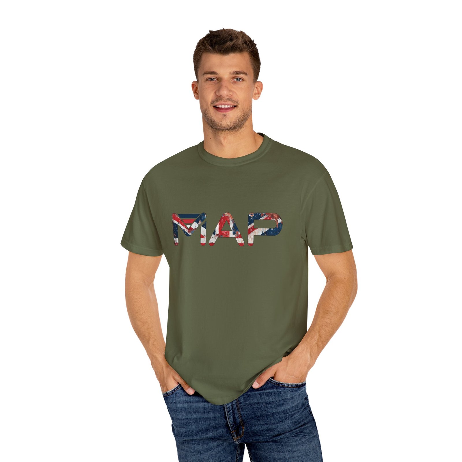 Map Graphic Unisex Garment-Dyed T-Shirt, Travel Tee, Casual Wear, Adventure T-Shirt, Gift for Travelers, Summer Wardrobe - Image 36