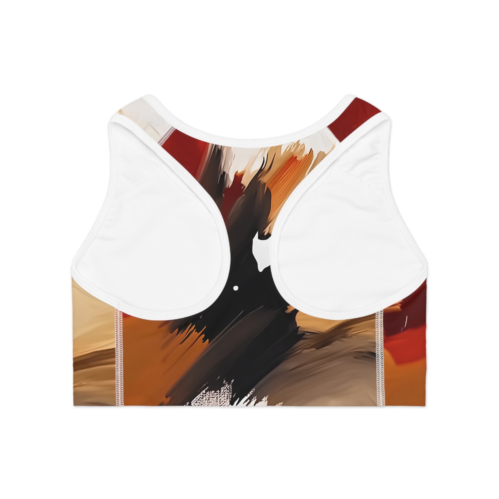 Abstract Art Sports Bra, Stylish Workout Bra, Comfortable Activewear, Fitness Essentials, Athletic Top, Trendy Gym Wear - Image 2