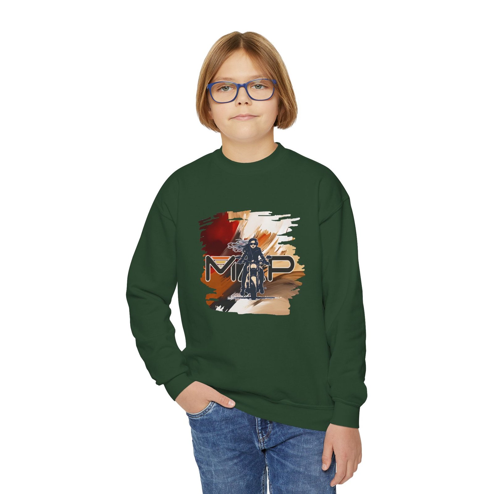 Youth Crewneck Sweatshirt for Adventurous Spirits | Cool Graphic Gear for Kids, Perfect for Casual Days, Birthdays, Holidays - Image 19
