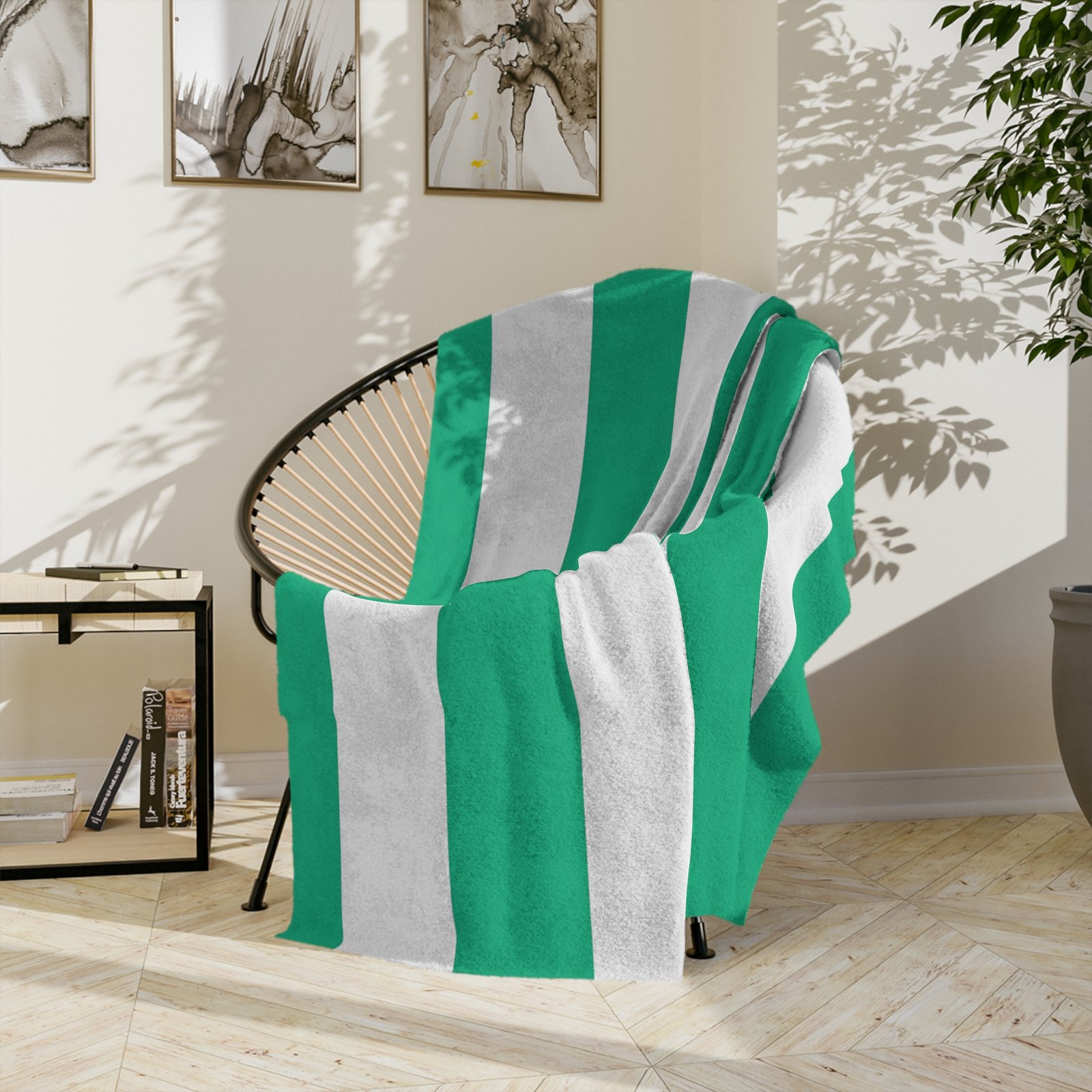 Cozy Velveteen Microfiber Blanket, Soft Throw Blanket for Home, Living Room Decor, Gift for All Occasions, Striped Blanket - Image 12