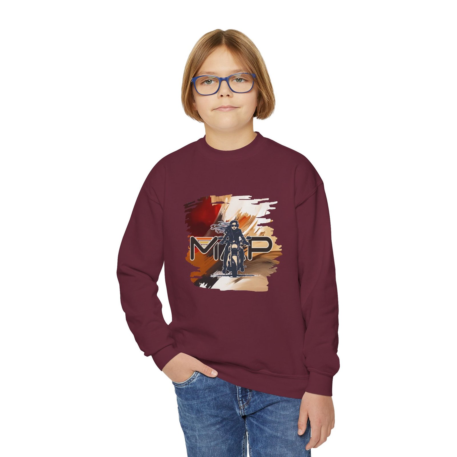 Youth Crewneck Sweatshirt for Adventurous Spirits | Cool Graphic Gear for Kids, Perfect for Casual Days, Birthdays, Holidays - Image 15