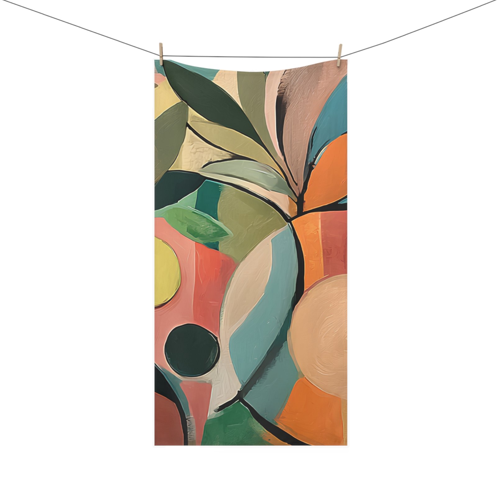 Vibrant Mink-Cotton Towel, Colorful Beach Towel, Spa Towel, Boho Home Decor, Unique Gift for Her, Eco-Friendly Bathroom Towel - Image 3