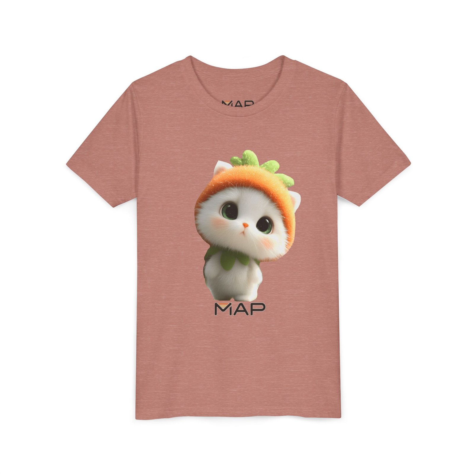 Cute Cat Character Youth Tee, Adorable Kids Shirt, Fun Graphic Tee, Gift for Cat Lovers, Playful Outfit for Any Occasion - Image 7