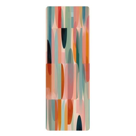 Vibrant Rubber Yoga Mat for Mindfulness & Fitness - Perfect for Home, Studio, or Travel, Great Gift for Yogis, Exercise Mat, Meditation Mat