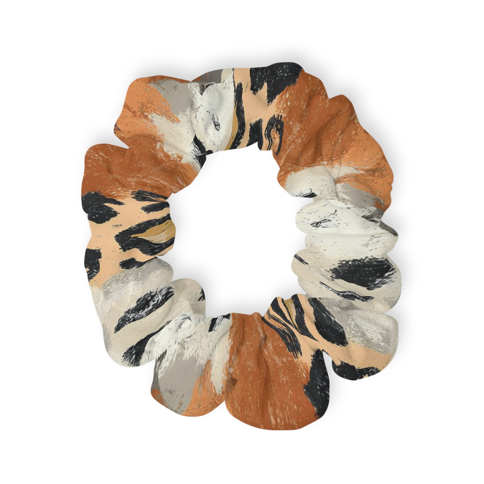 Trendy Animal Print Scrunchie, Boho Hair Accessory, Perfect for Gifts, Festivals, Everyday Wear, Floral Scrunchies