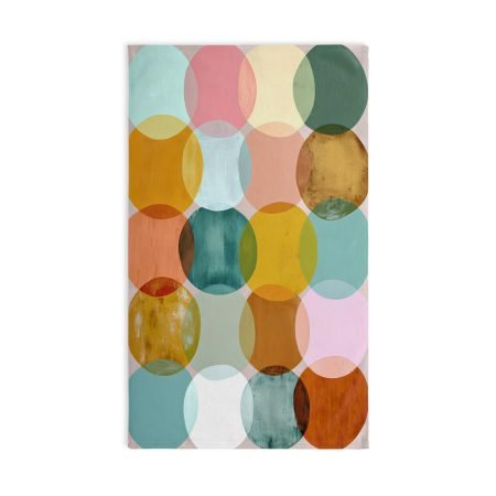 Colorful Modern Hand Towel for Kitchen or Bathroom, Home Decor, Gift for Housewarming, Boho Style, Unique Bathroom Accessories