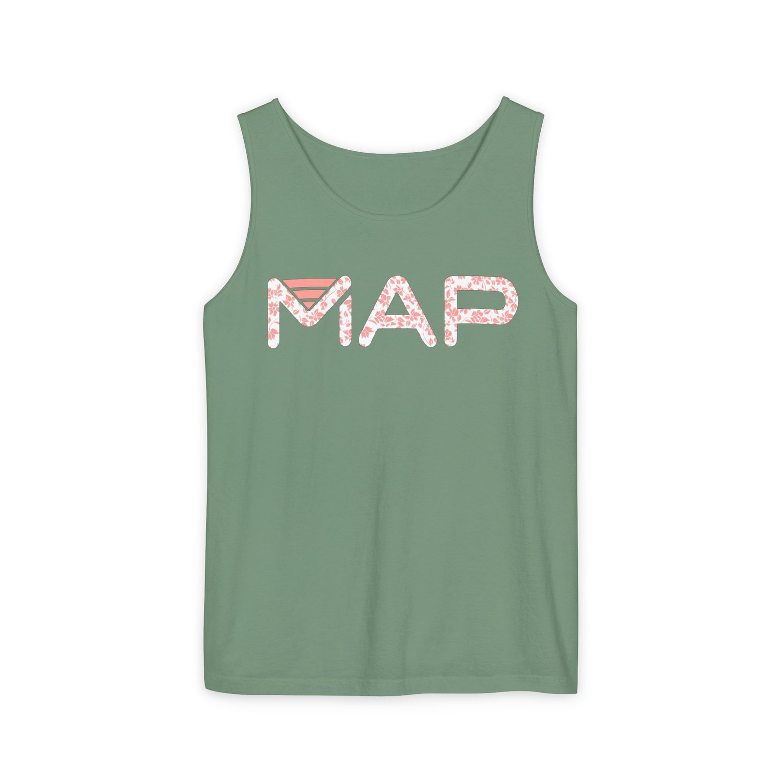 Garment-Dyed Tank Top with MAP Design, Comfortable Summer Tee, Casual Wear, Travel Shirt, Map Lover Gift - Image 45