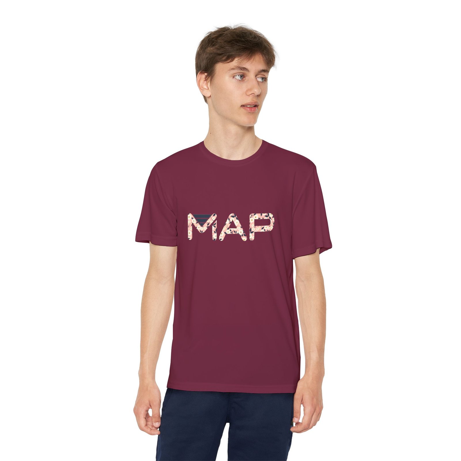 Youth Competitor Tee - MAP Design, Athletic Youth Shirt, Trendy Kids T-Shirt, Sportswear for Active Kids, Gift for Young Athletes - Image 75