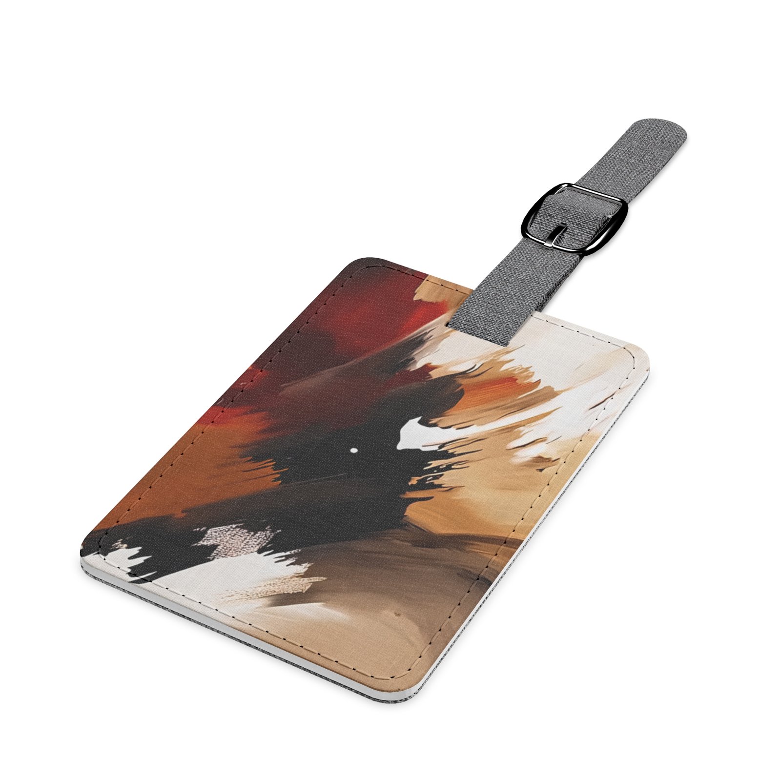 Chic Saffiano Luggage Tag - Stylish Travel Accessory, Personalized Travel Gift, Unique Bag Tag, Airport Essentials, Vacation Must-Have - Image 2