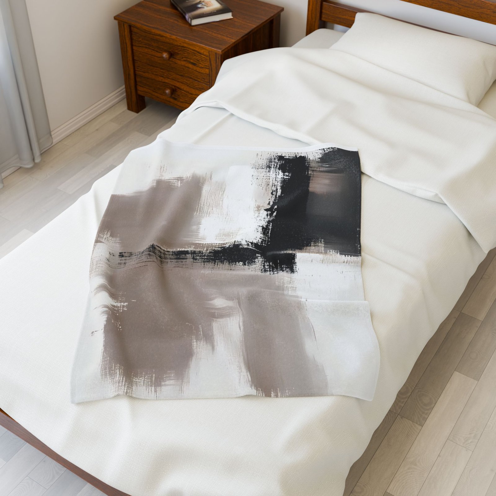 Cozy Abstract Velveteen Plush Blanket, Soft Throw for Home, Modern Decor, Couch, Sofa, Gifts for Birthdays, Housewarming - Image 11