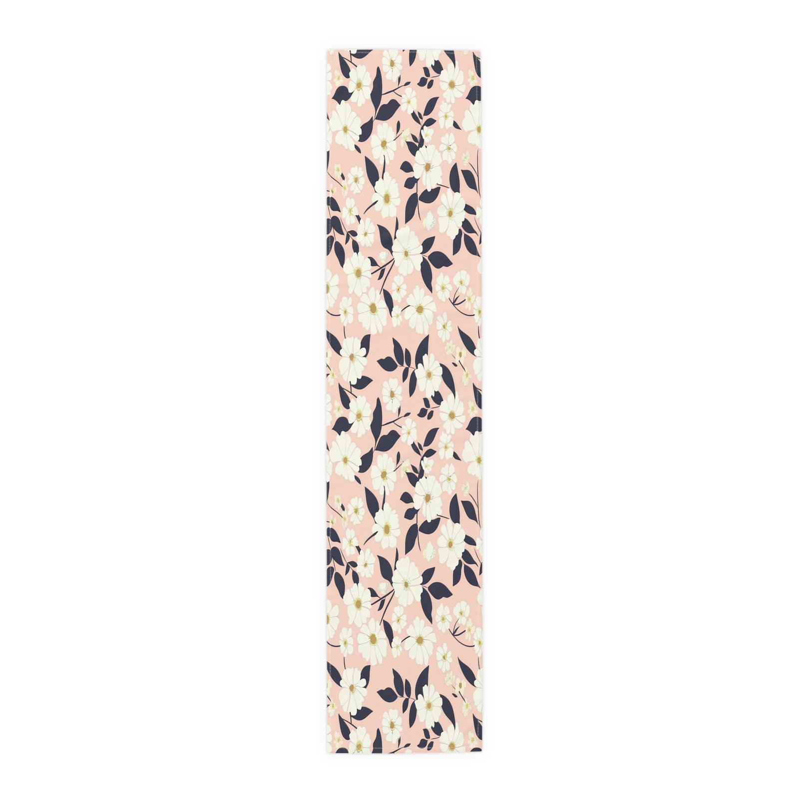 Floral Cotton Table Runner | Elegant Dining decor, Home Table Decoration, Spring Table Setting, Perfect for Events & Gatherings