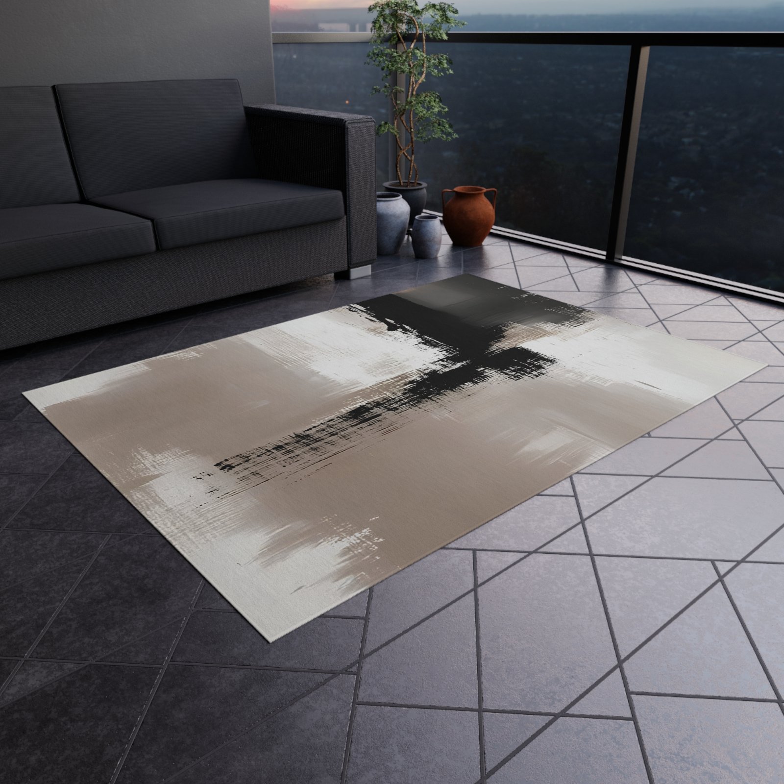 Stylish Outdoor Rug - Modern Floor Mat for Patio, Garden, Deck, Porch Decor, Versatile Area Rug, Home Decoration - Image 16