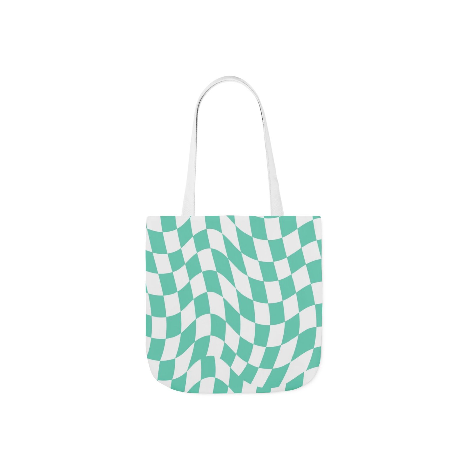 Trendy Checkered Canvas Tote Bag with 5-Color Straps, Eco-Friendly Shopping Bag, Stylish Beach Bag, Fashionable Gym Tote, Unique Gift Idea - Image 19