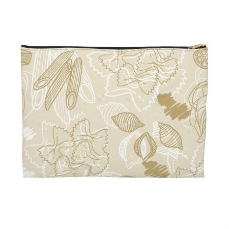 Chic Pasta Accessory Pouch - Ideal for Food Lovers, Travel, Gifts, Beach Essentials, Craft Supplies, Home Organization