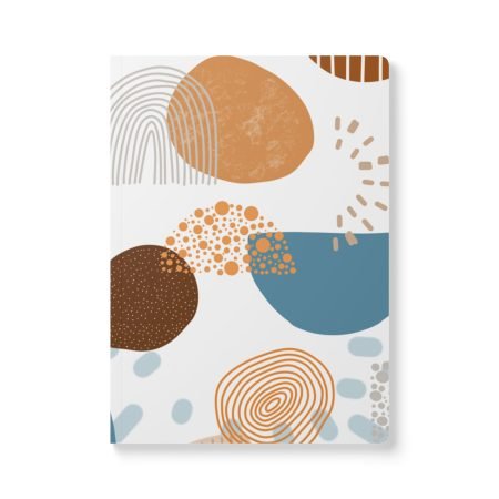 Artistic Softcover Journal with Inside Prints, Creative Notebook, Daily Journal, Gift for Students, Bullet Journal, Writing Companion