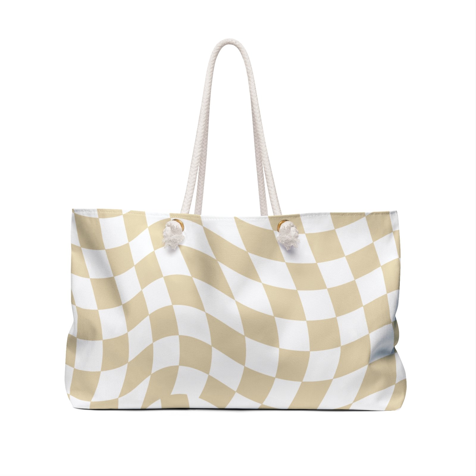 Chic Checkered Weekender Bag - Perfect for Traveling, Beach Days, Gym, Gifts, and Everyday Use - Image 2
