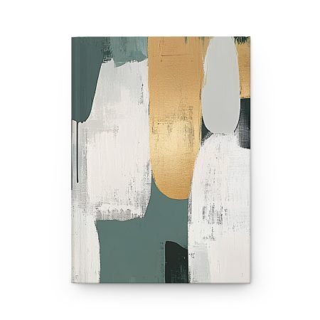 Chic Abstract Hardcover Journal, Perfect for Note-Taking, Gift for Writers, Modern Art Journal, Creative Writing, Daily Planner