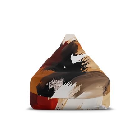 Cozy Abstract Bean Bag Chair Cover, Comfortable Seating, Living Room Decor, Chill Zone Accessory, Modern Home Design, Perfect Gift