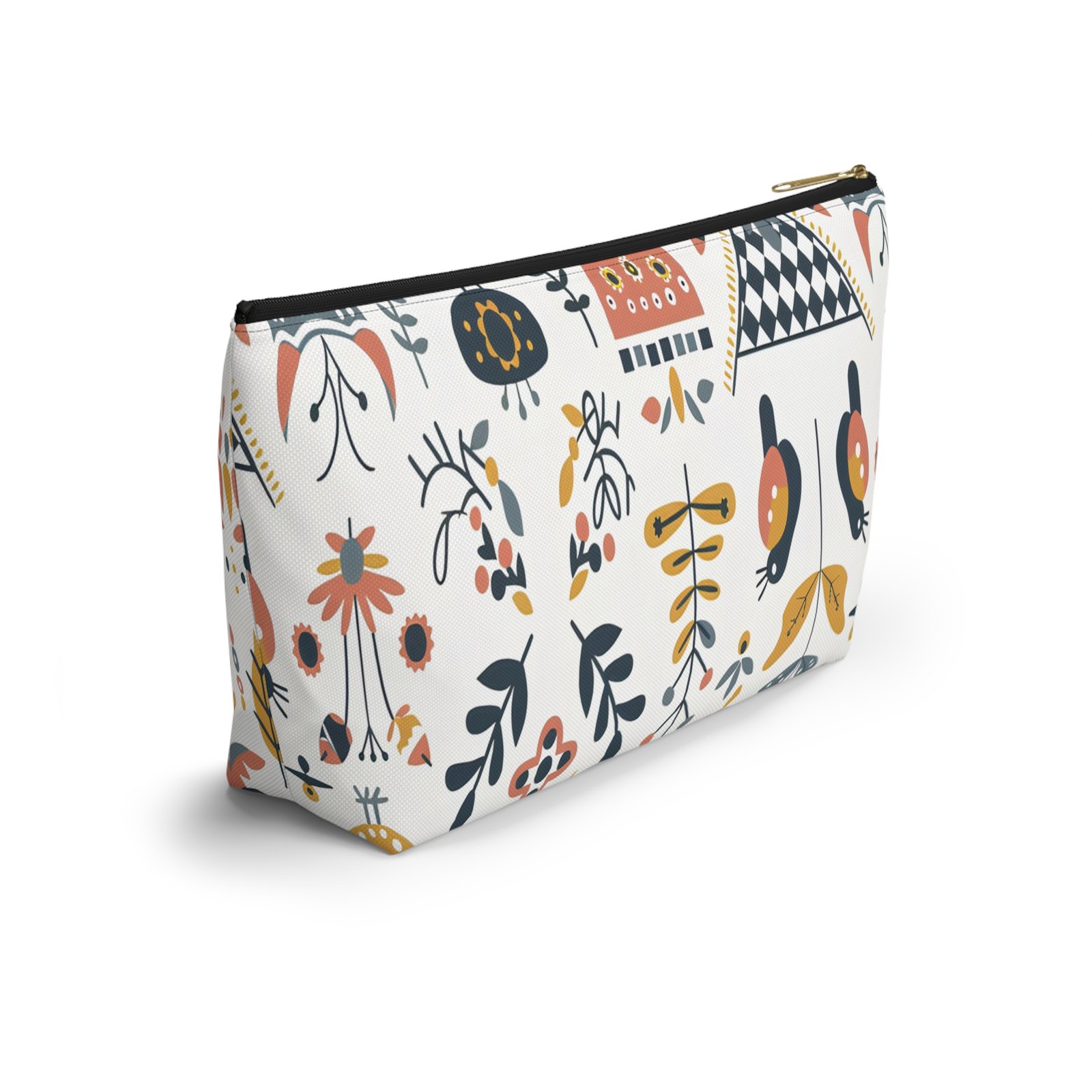 Charming Floral Accessory Pouch, Makeup Bag, Travel Organizer, Gift for Her, Cute Storage Solution - Image 4