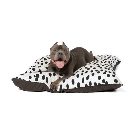 Stylish Dog Bed for Ultimate Comfort, Modern Pet Bed, Cozy Spot for Dogs, Chic Dog Bed, Pet Lover Gift, Black and White Patterned Bed