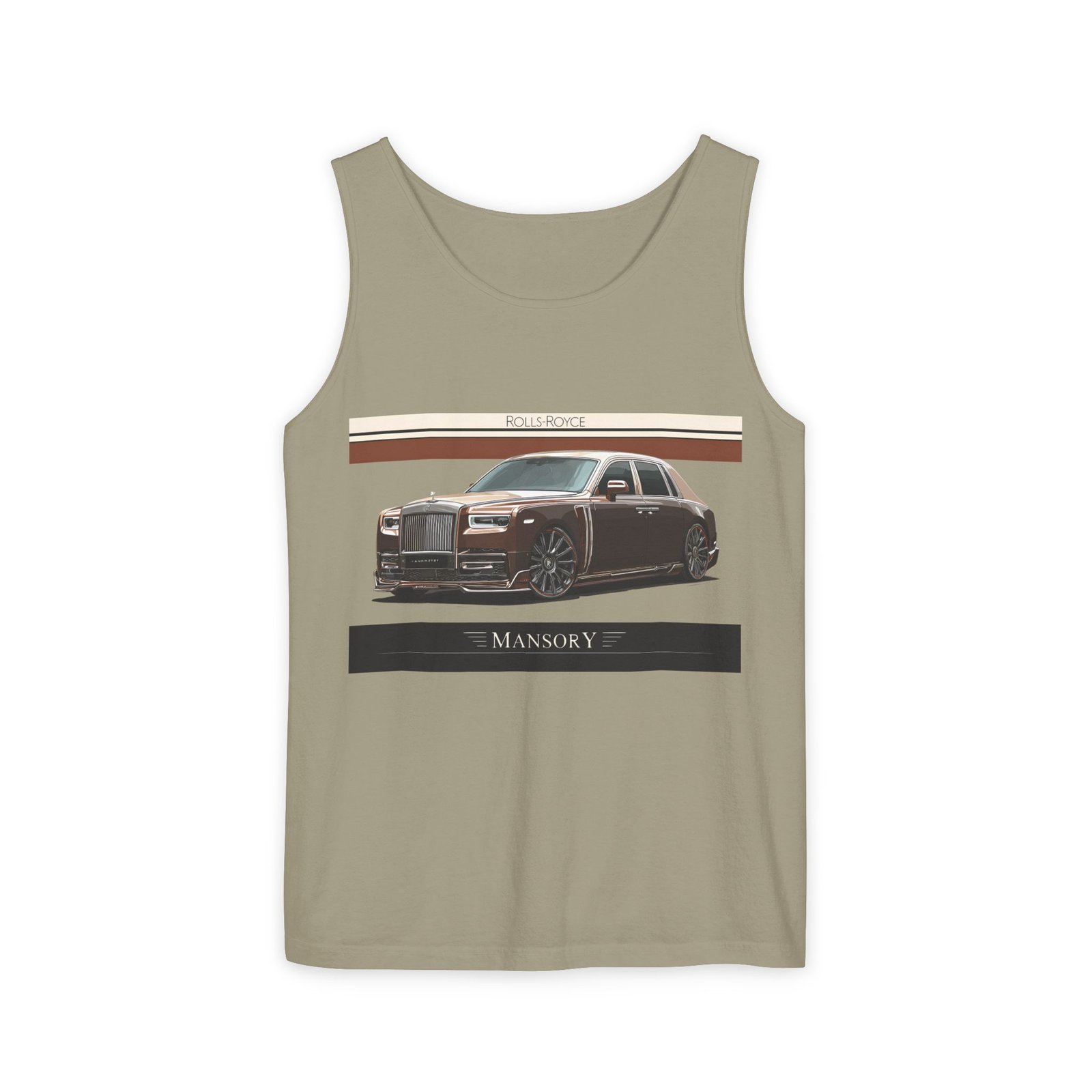 Luxury Car Graphic Unisex Tank Top, Casual Summer Wear, Perfect Gift for Car Enthusiasts, Birthday, Father's Day, Car Show Merchandise - Image 12