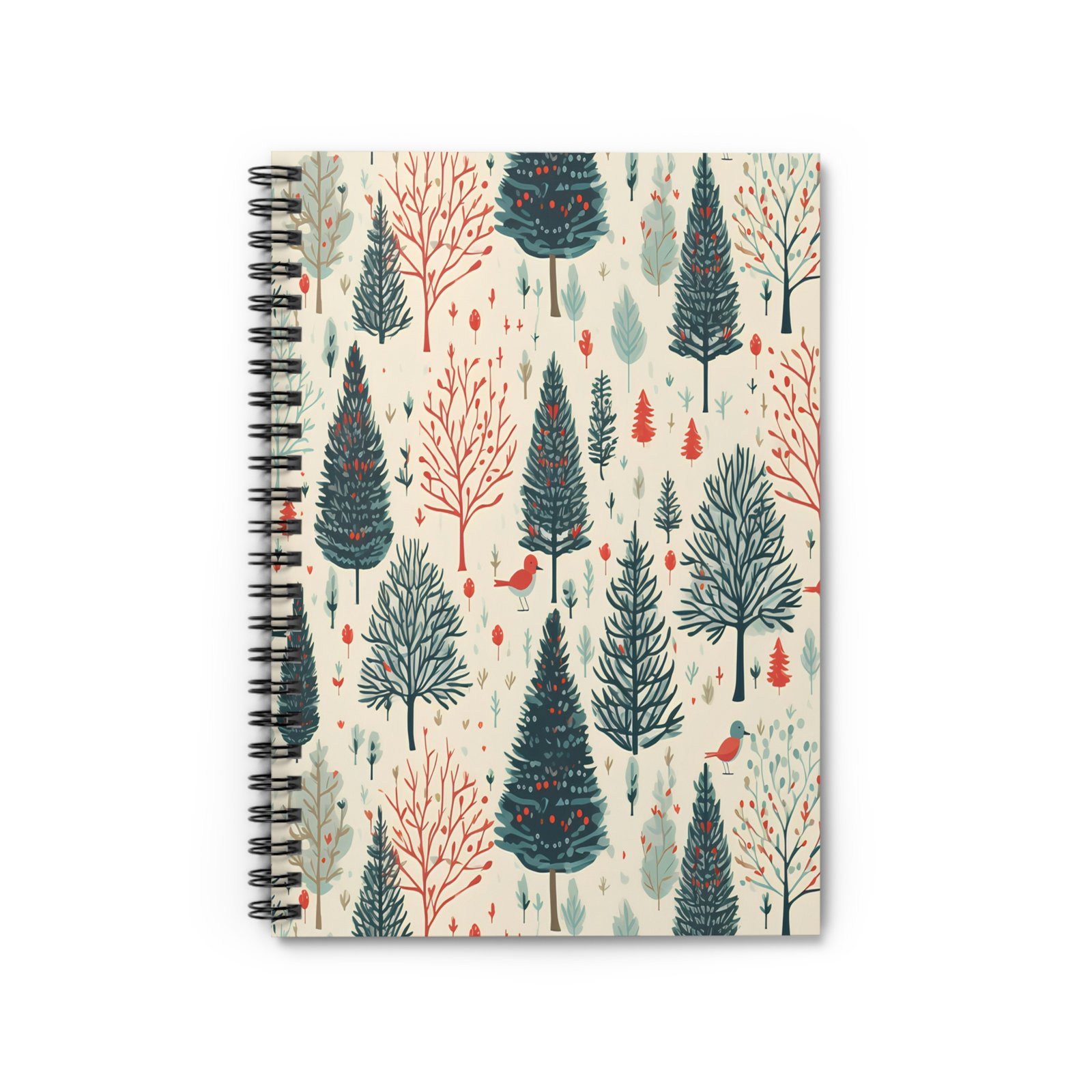 Nature-Inspired Spiral Notebook for Journaling, School, Gifts, Organization, Christmas, Outdoor Lovers
