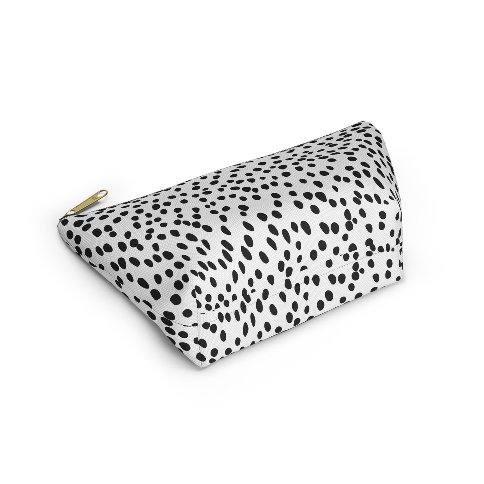 Trendy Black and White Accessory Pouch, Makeup Bag, Travel Organizer, Gift for Her, Stylish Clutch - Image 2