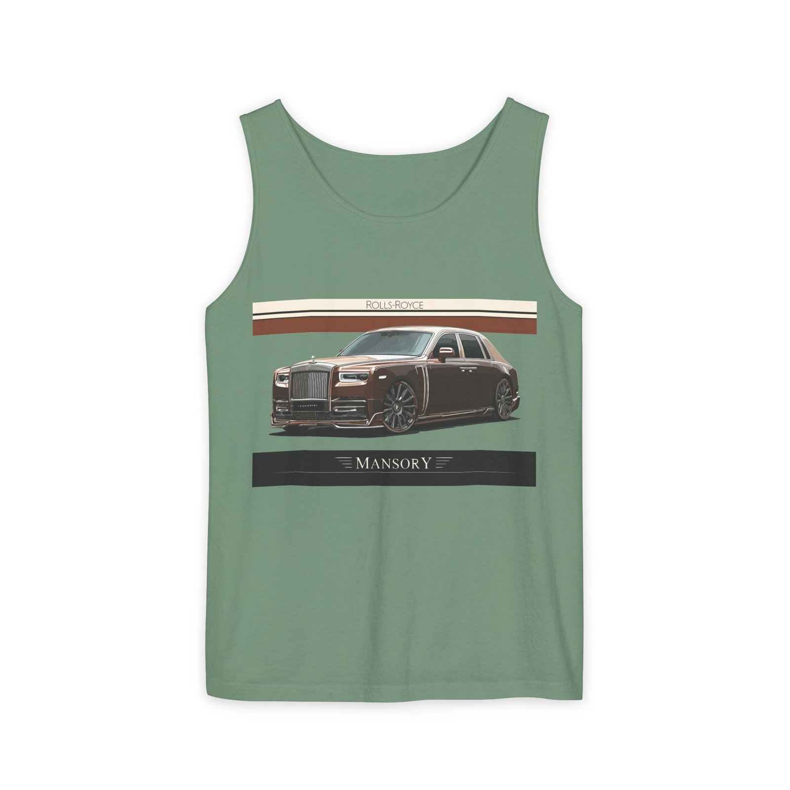 Luxury Car Graphic Unisex Tank Top, Casual Summer Wear, Perfect Gift for Car Enthusiasts, Birthday, Father's Day, Car Show Merchandise - Image 21