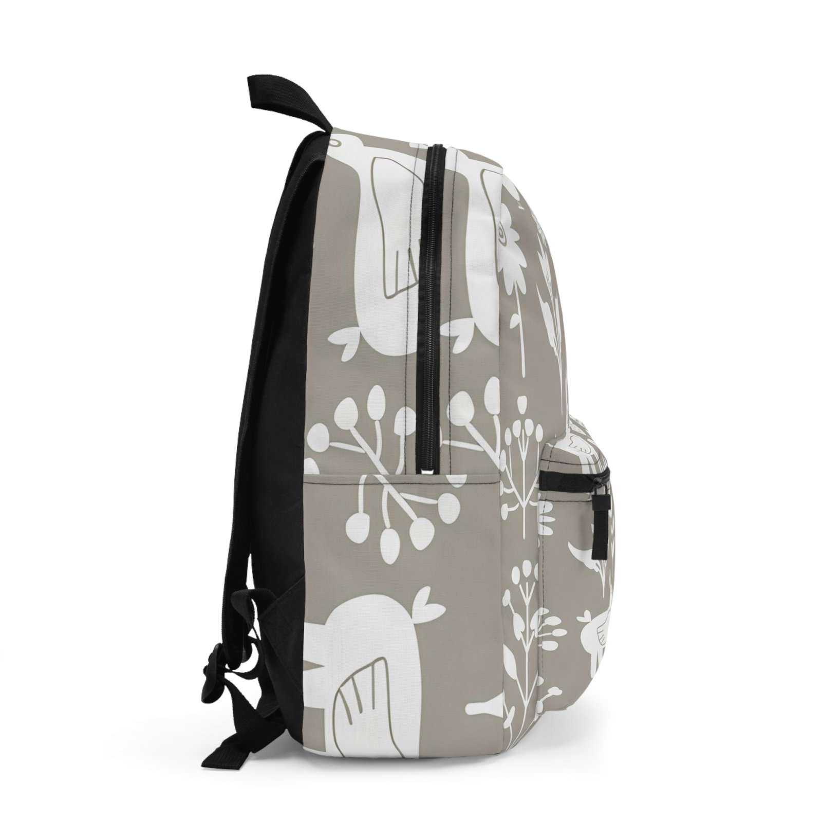 Whimsical Animal Print Backpack, Stylish School Bag, Cute Kids Backpack, Nature-Inspired Rucksack, Fun Travel Accessory - Image 2