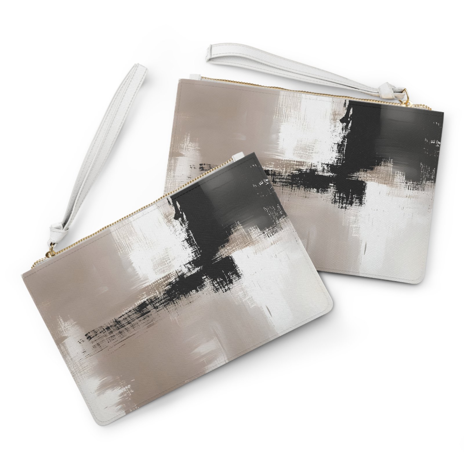 Chic Abstract Clutch Bag - Modern Accessory for Night Out, Fashion Staple, Gift for Friends, Perfect for Parties, Versatile Bag - Image 3