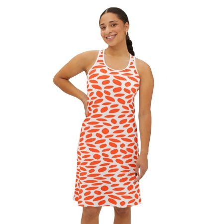Vibrant Women's Racerback Dress - Summer Fashion, Casual Wear, Beach Style, Unique Outfit, Daily Essentials