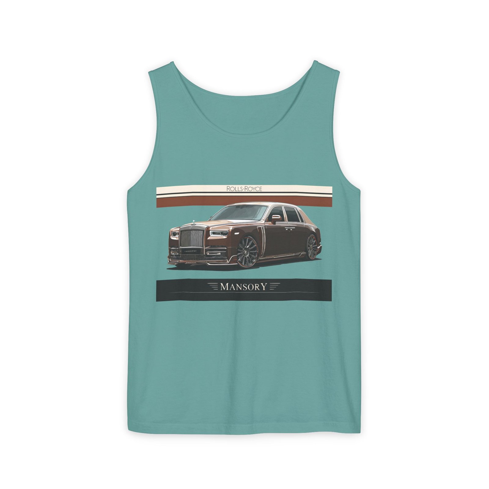 Luxury Car Graphic Unisex Tank Top, Casual Summer Wear, Perfect Gift for Car Enthusiasts, Birthday, Father's Day, Car Show Merchandise - Image 24
