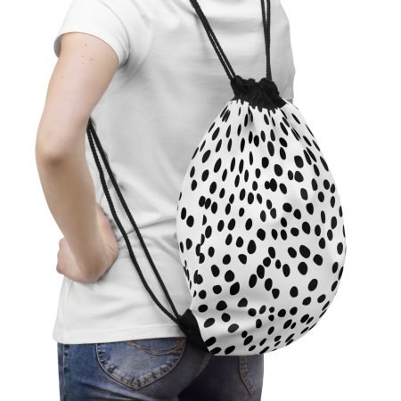 Chic Patterned Drawstring Bag - Stylish Gym Tote, Unique Travel Bag, Eco-Friendly Backpack, Cute Gift for Her, Trendy Casual Daypack