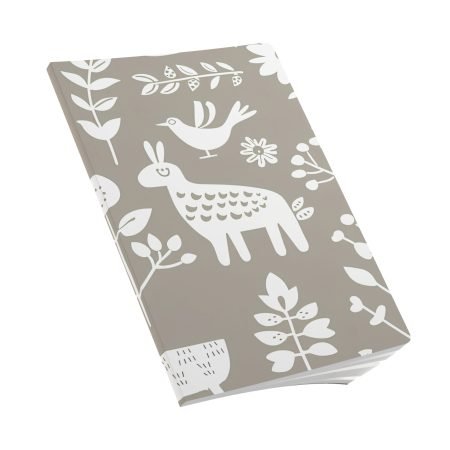 Nature-Inspired Softcover Journal, Eco-Friendly Notebook, Floral Design Diary, Perfect for Journaling, Writing, Gifts, Home Decor