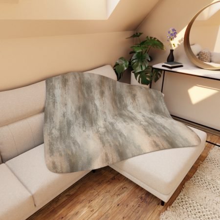 Cozy Tan Sherpa Blanket, Soft Throw for Home Decor, Gifts for Birthdays, Cozy Nights, Nursery Decor, Warm and Stylish