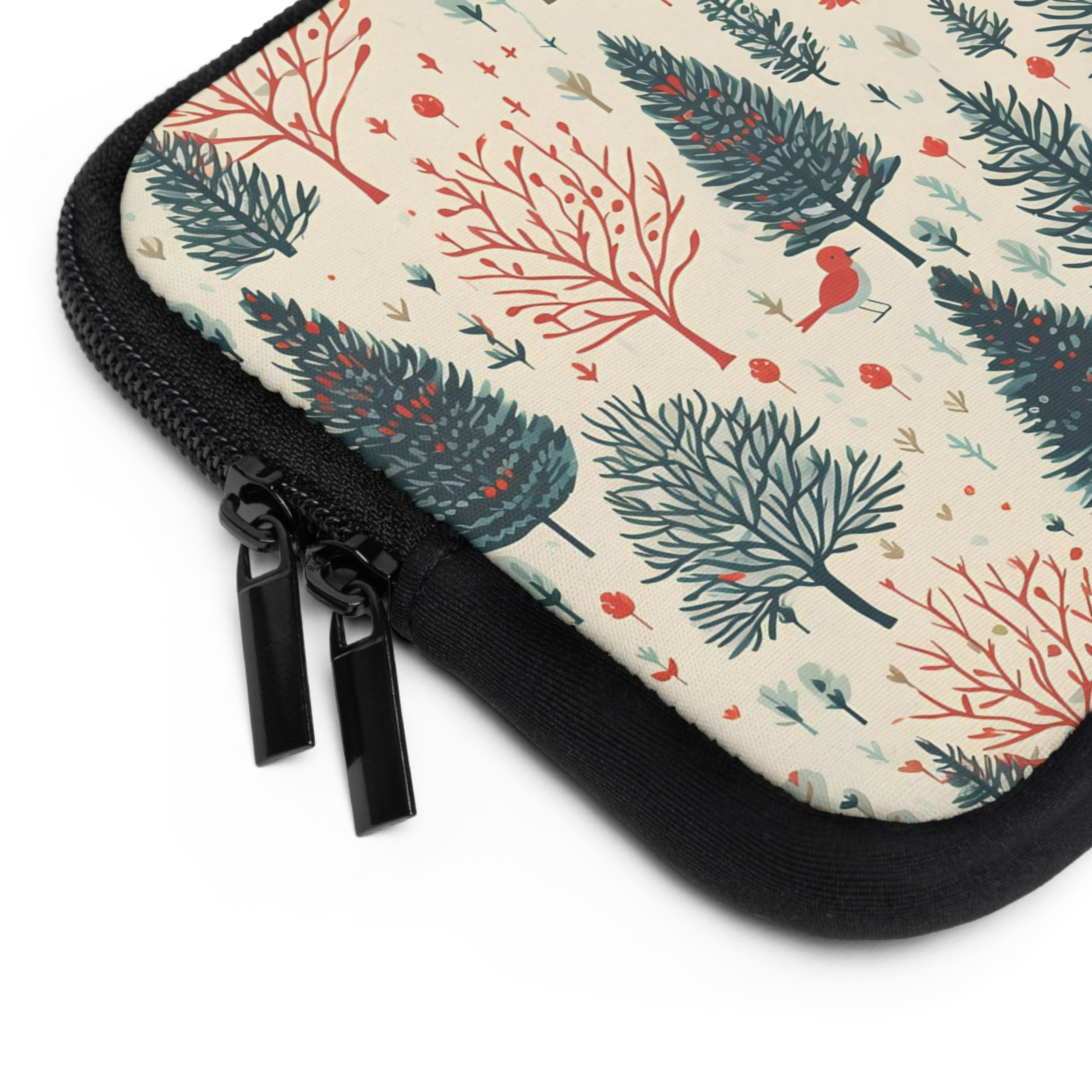 Forest-Themed Laptop Sleeve, Stylish Tech Case, Cute Laptop Cover, Gifts for Eco-Lovers, Holiday Present for Students - Image 3