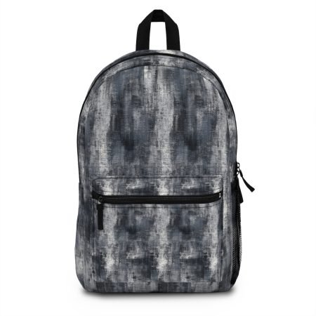 Stylish Grey Tie-Dye Backpack, Trendy School Bag, Travel Backpack, Fashion Backpack, Gift for Students