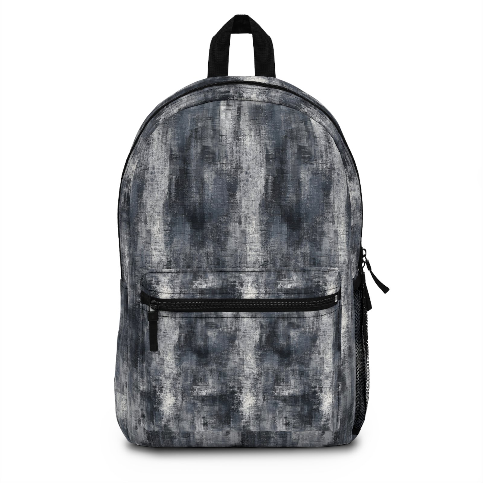 Stylish Grey Tie-Dye Backpack, Trendy School Bag, Travel Backpack, Fashion Backpack, Gift for Students