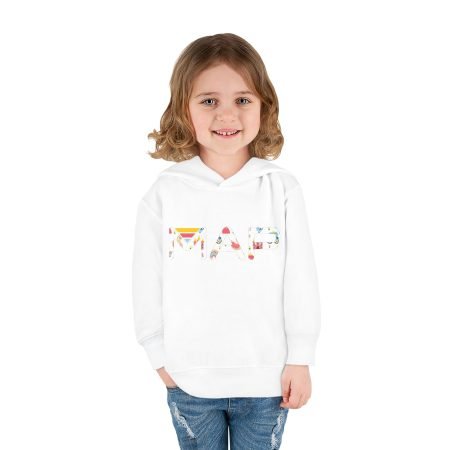 Colorful World Map Toddler Hoodie, Adventure Pullover, Travel Gift for Little Explorers, Cute Kids Fleece, Cozy Playwear