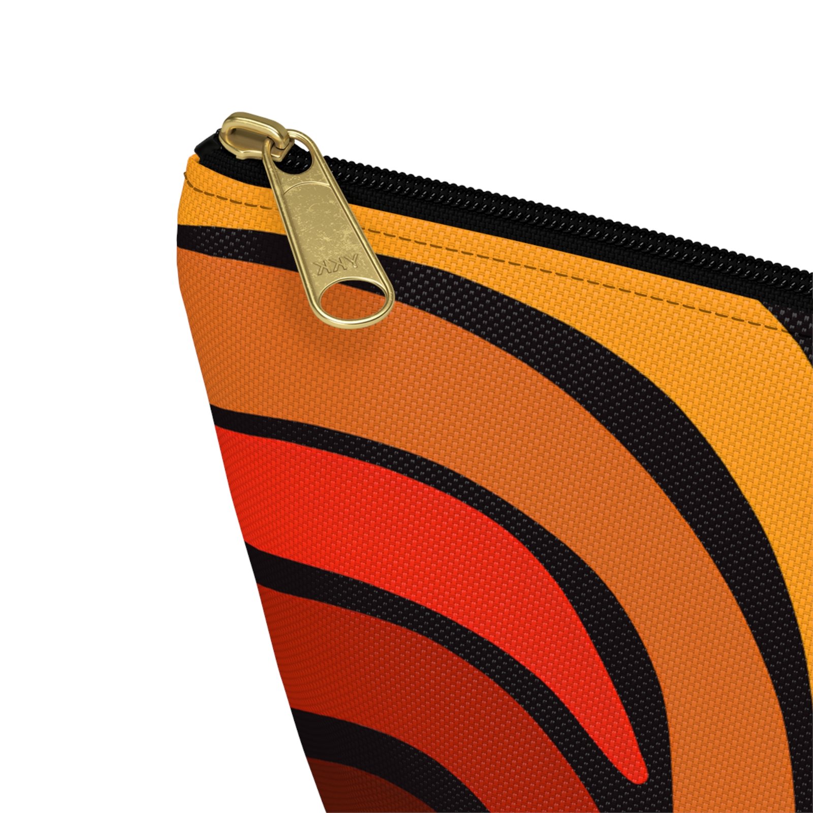 Retro Groove Accessory Pouch | Colorful Makeup Bag, Organizer, Travel Pouch, Gift for Her, Artist Supplies - Image 3