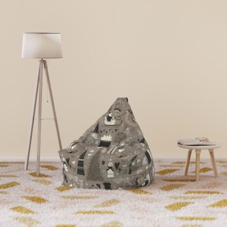 Cozy Winter Bean Bag Chair Cover, Holiday Decor, Comfortable Seat, Relaxation Essentials, Seasonal Lounge Furniture, Kids & Adults Comfort